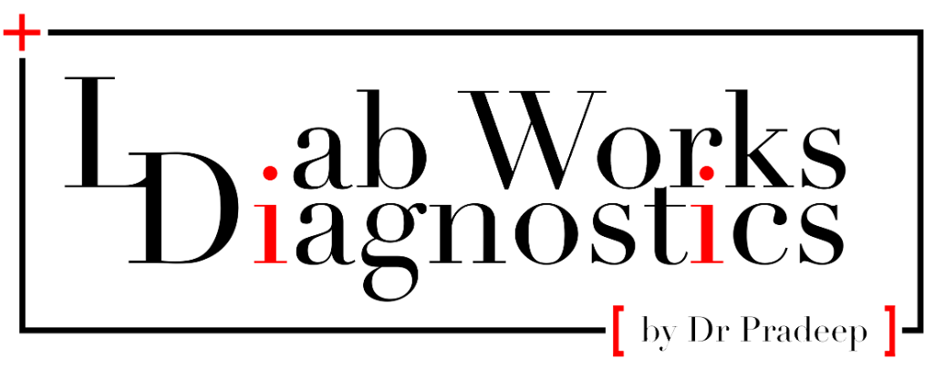 LabWorks Diagnostics by Dr. Pradeep Logo